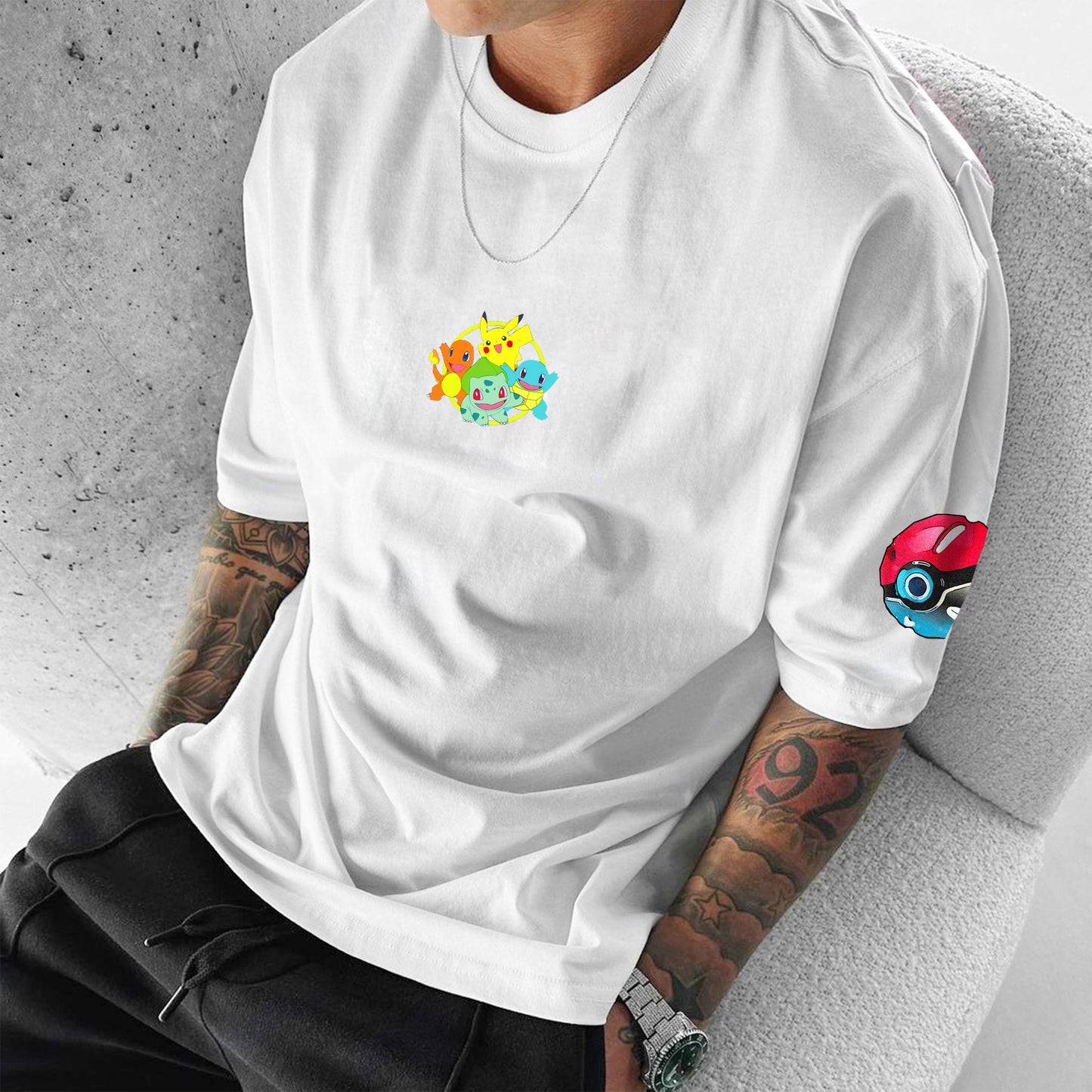 Pokémon Unisex Anime Inspired Vintage T-Shirt