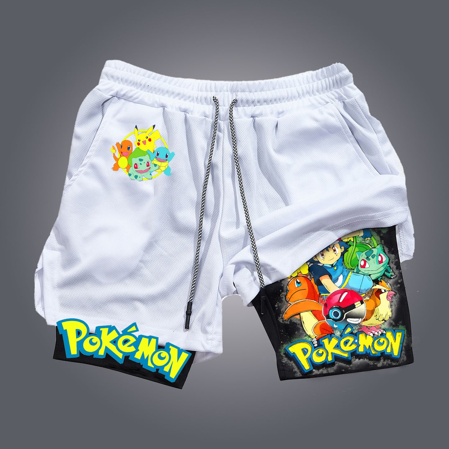 Pokémon Unisex Casual Anime Streetwear Shorts