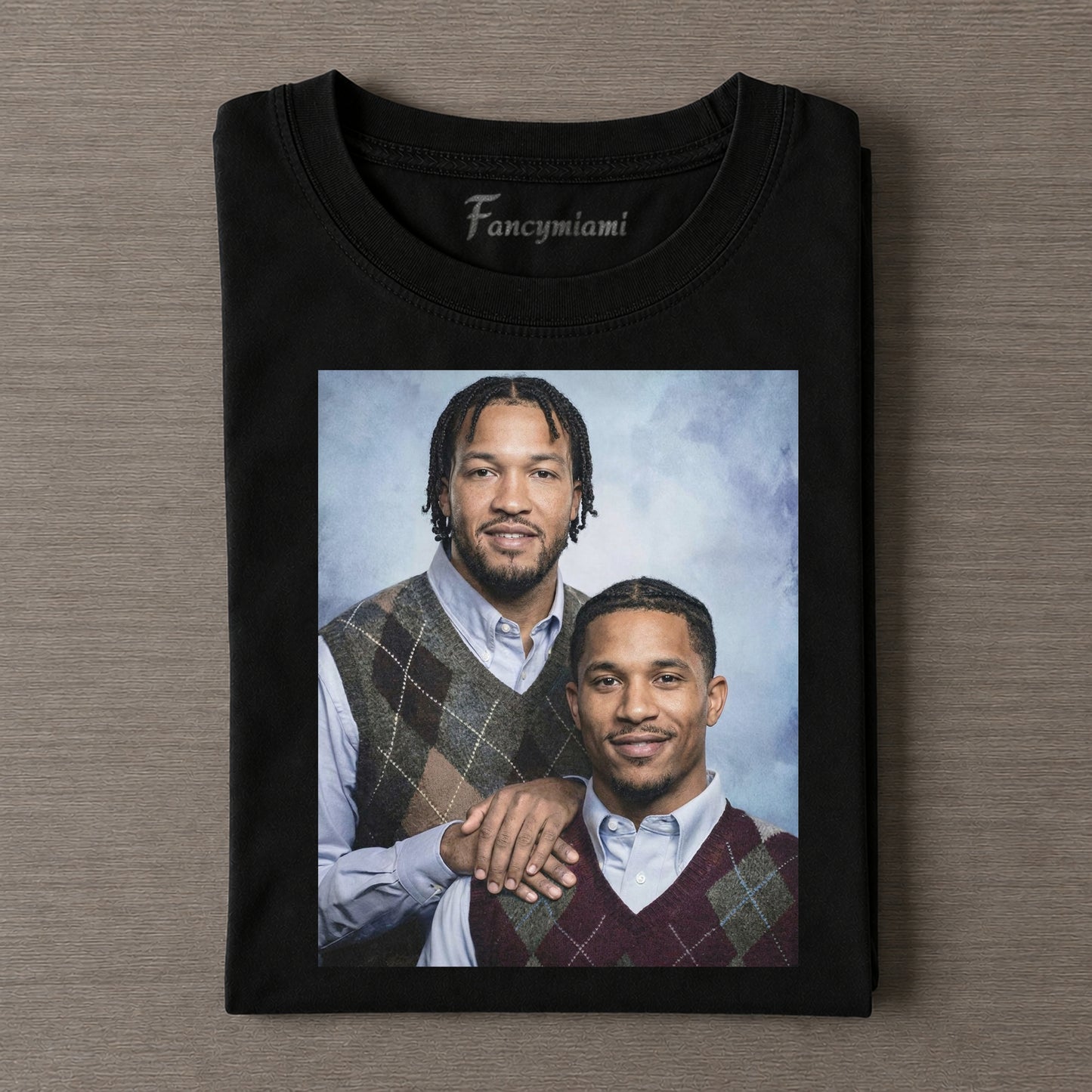 JALEN BRUNSON & Joshua Aaron Hart – White Streetwear Graphic T-Shirt