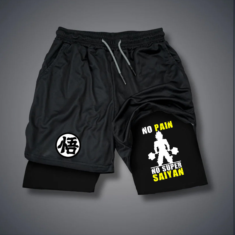 Casual Anime Printed Gym Shorts