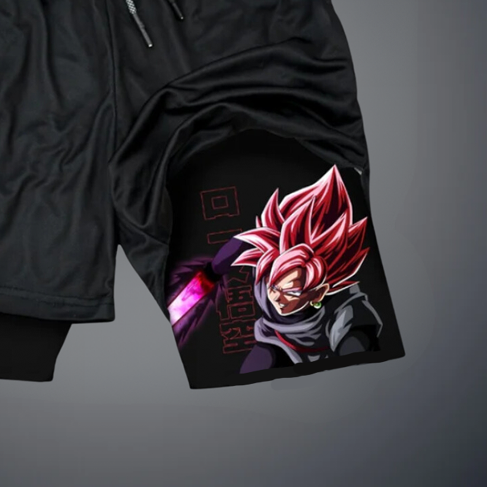 Casual Goku Anime Printed Gym Shorts