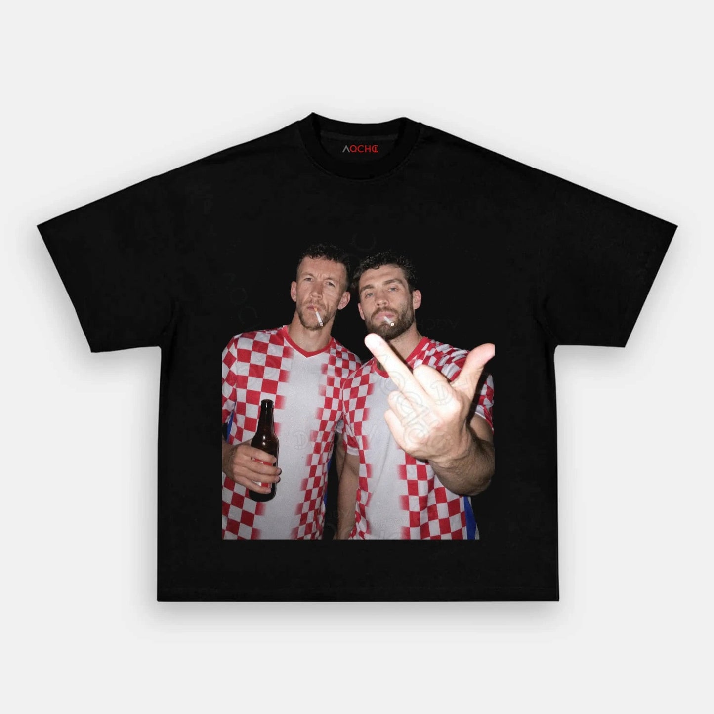 Croatia Football Style Tee