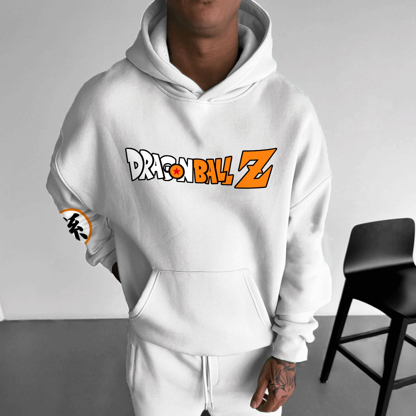 Unisex Anime Print Casual Oversized Hoodie