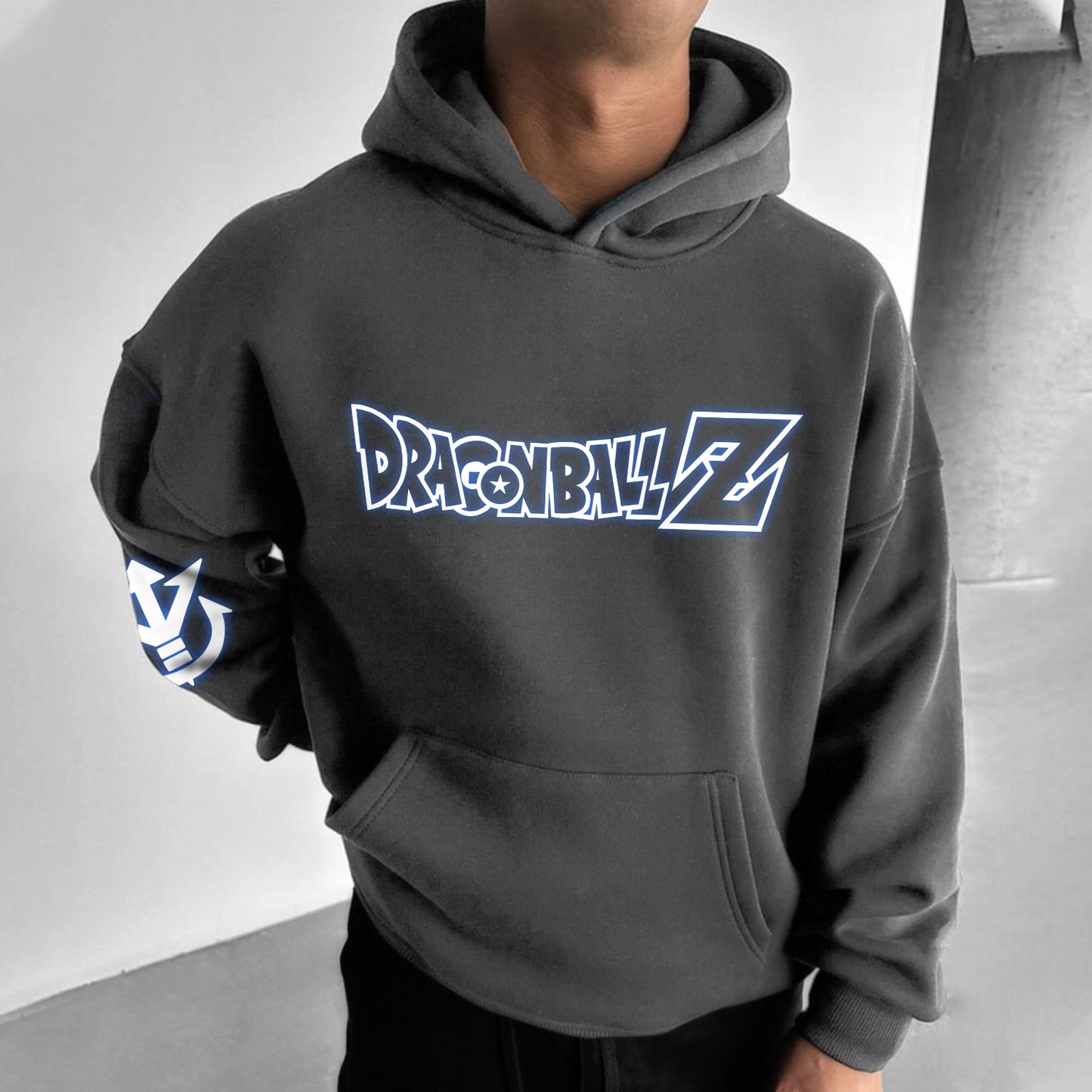 Unisex Anime Print Casual Oversized Hoodie