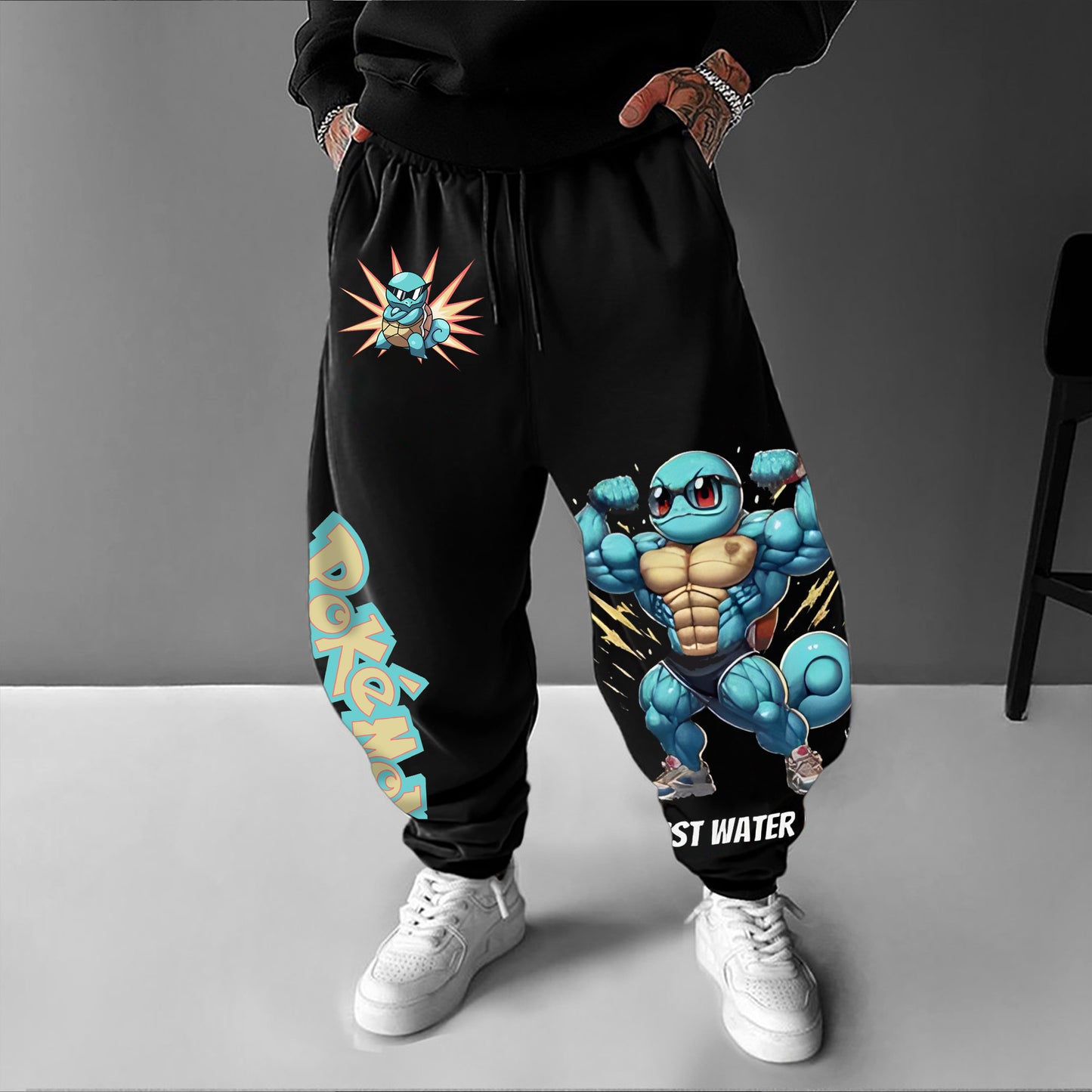 Pokémon Unisex Casual Anime Streetwear Pants
