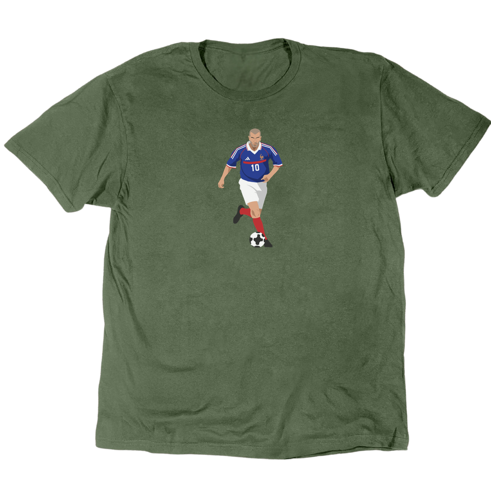 Icons Illustrated Zinedine Zidane T-Shirt