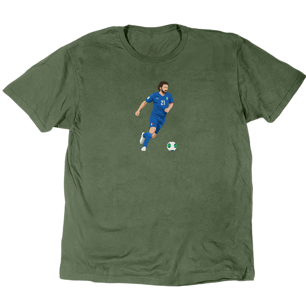 Icons Illustrated Andrea Pirlo T-Shirt
