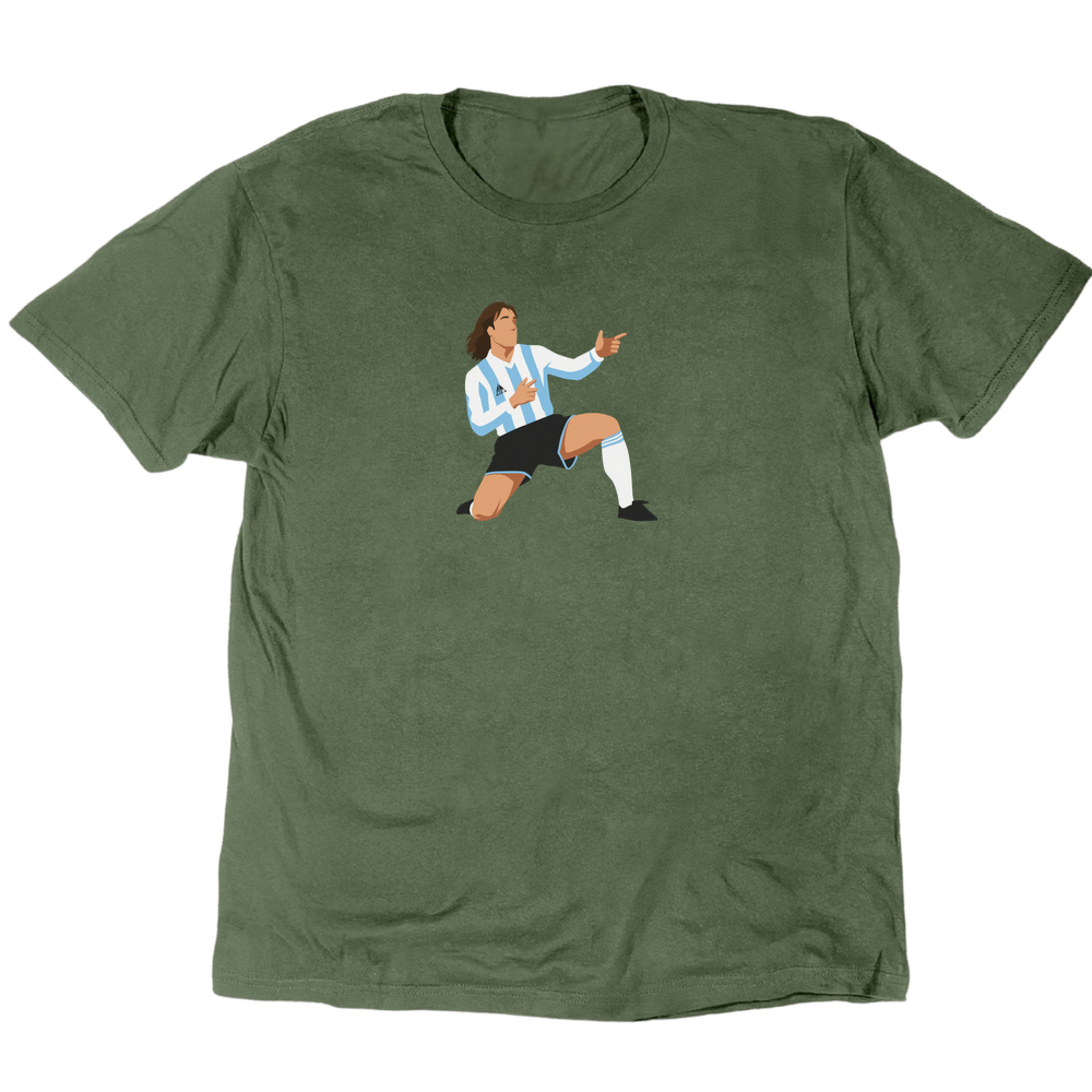 Icons Illustrated Batistuta T-Shirt
