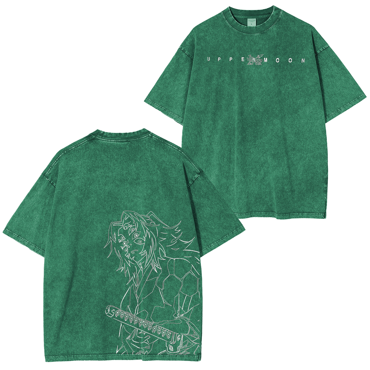 Demon Slayer Anime Unisex Washed T-Shirt
