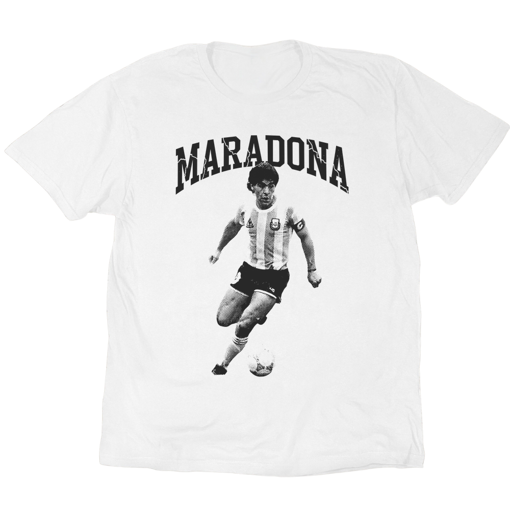 Diego Maradona Halftone T-Shirt