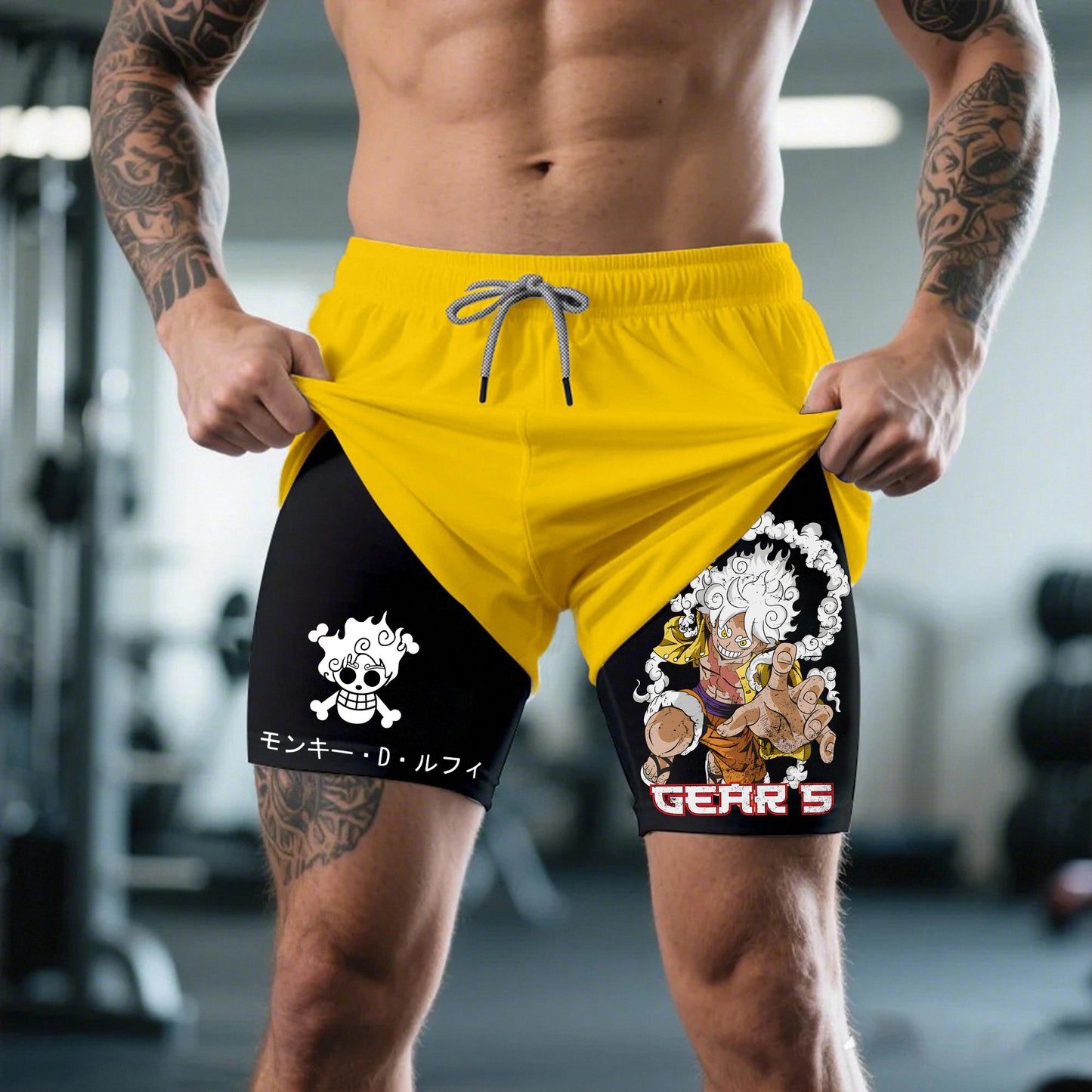 Unisex Anime Shorts | Luffy Gear 5