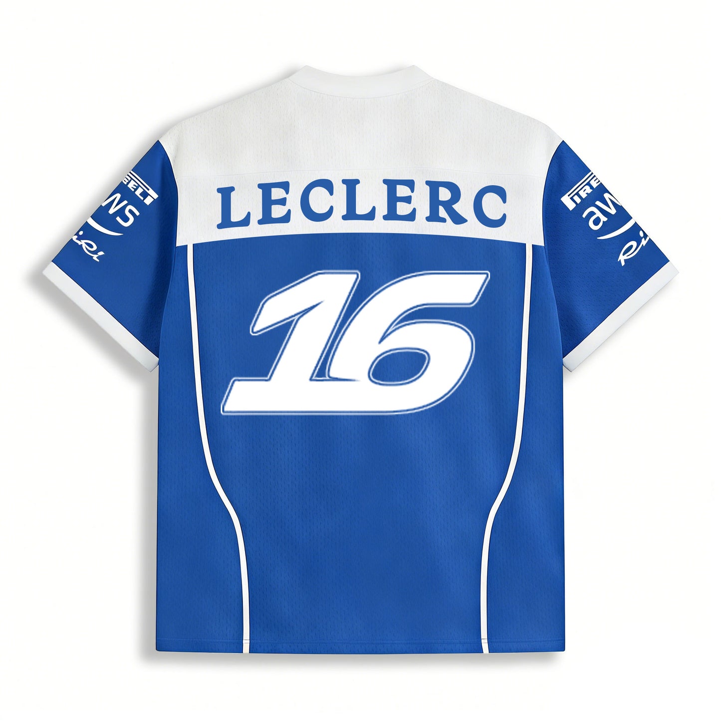 Charles Leclerc 16 Ferrari F1 Monza Limited Edition Blue Mesh Jersey