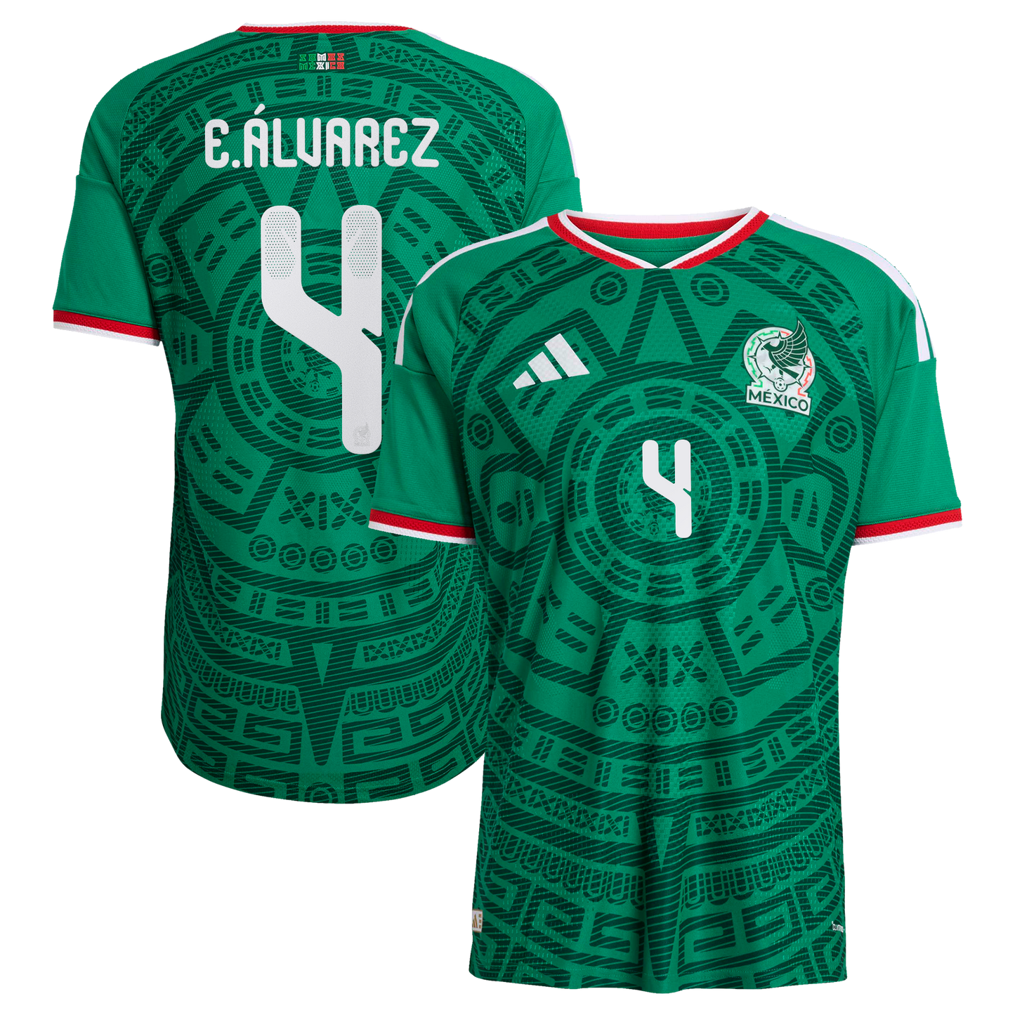 Edson Álvarez Mexico National Team 2026 Home On-Field Jersey - Green