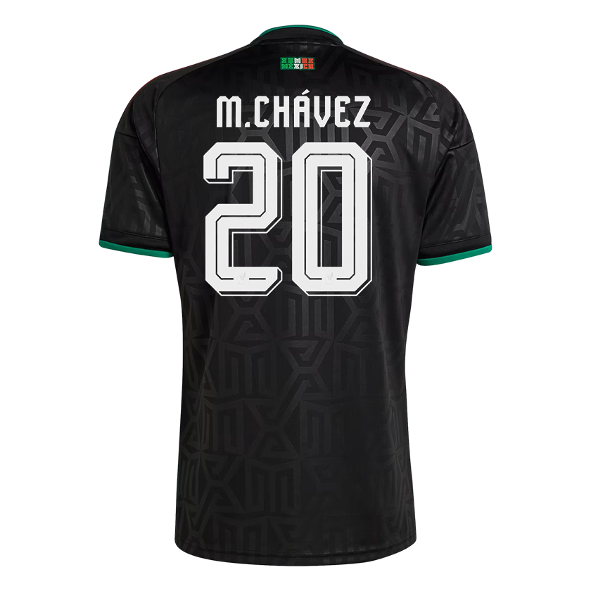 Mateo Chávez Mexico National Team 2026 Third On-Field Jersey - Black