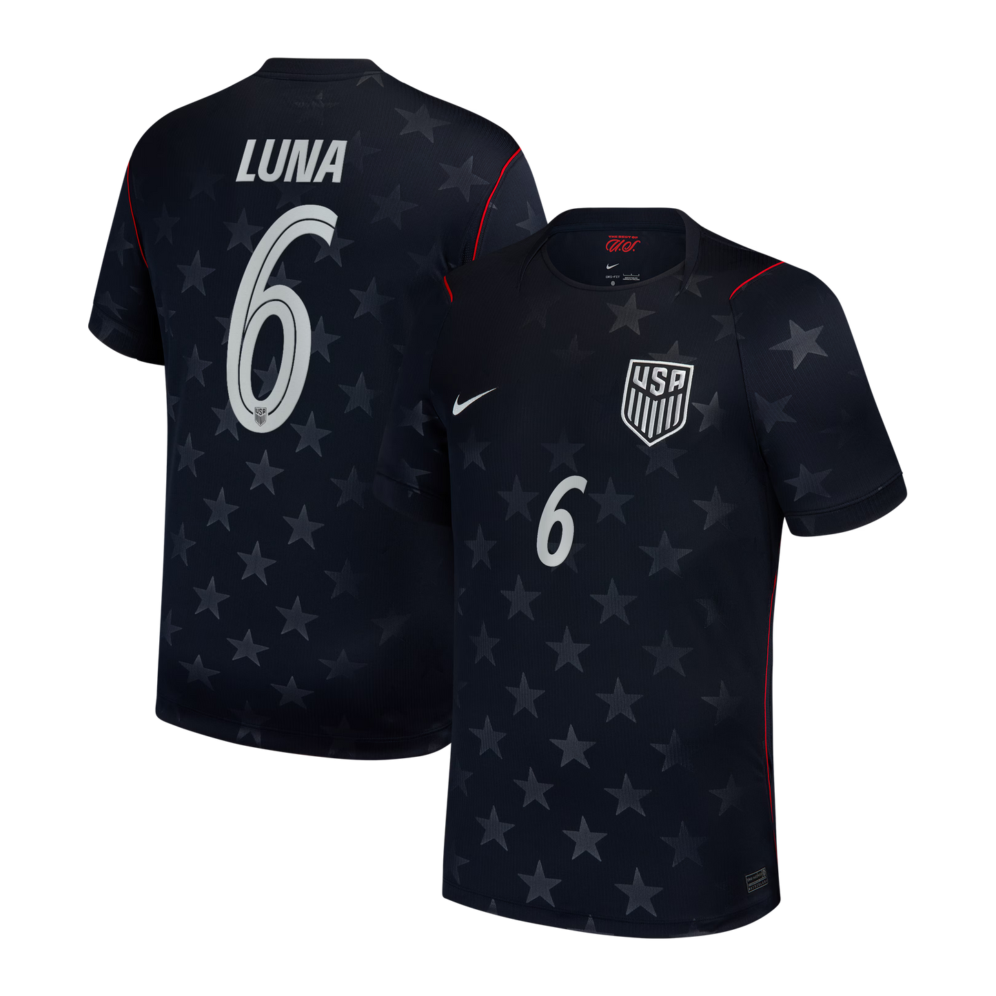 Diego Luna USMNT 2026/27 Away Stadium Replica Jersey - Blue