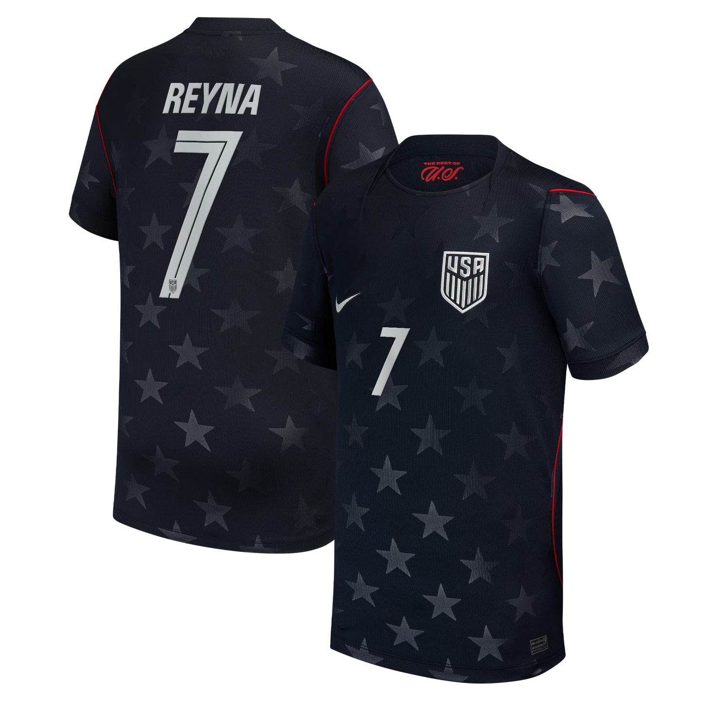 Giovanni Reyna USMNT Youth 2026 Away Stadium Replica Jersey - Blue