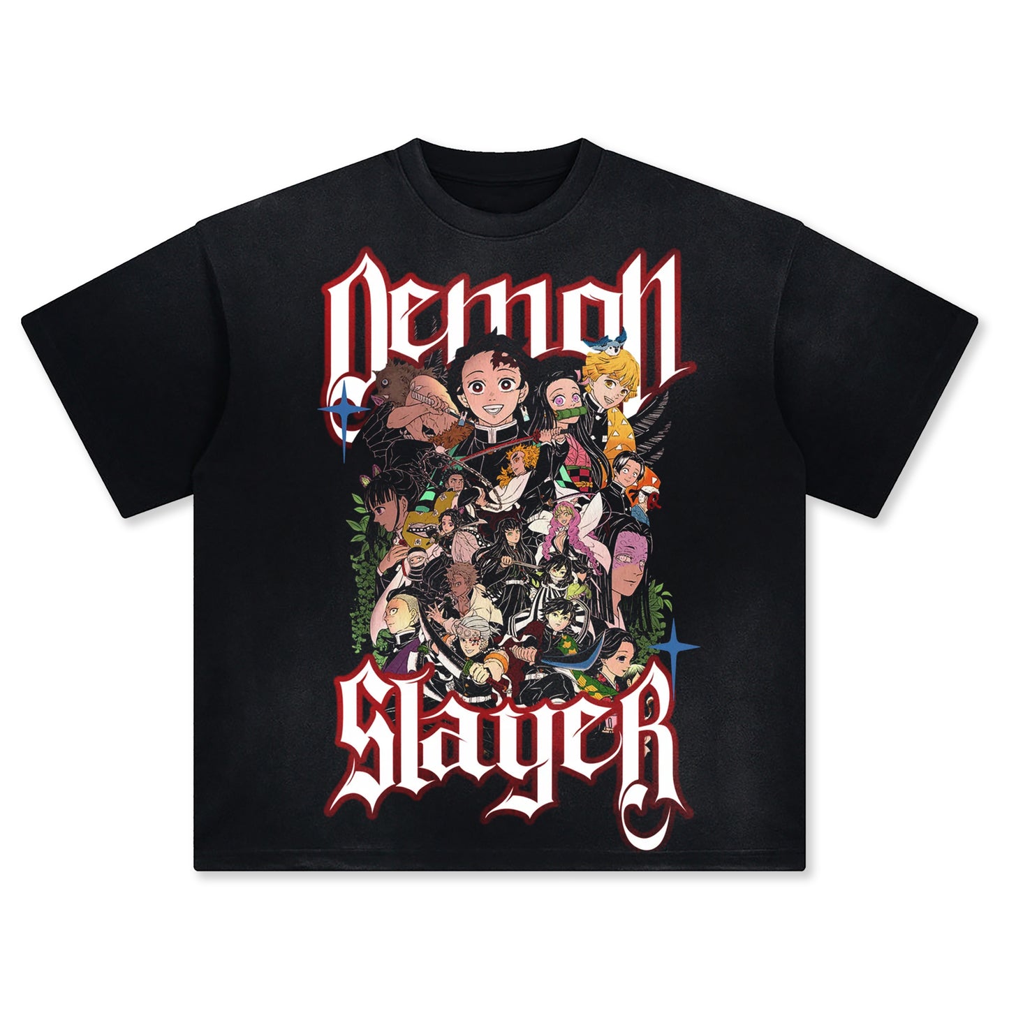 Unisex Vintage Tee丨 Demon Slayer Tee