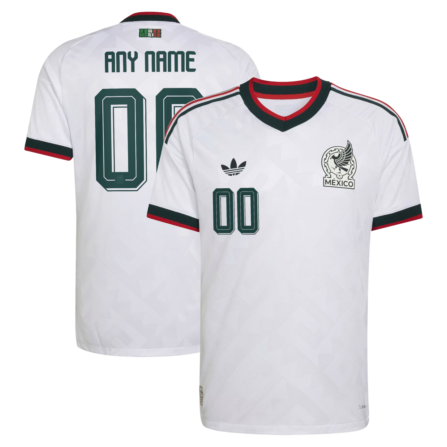 Mexico National Team 2026 Away On-Field Custom Jersey - White