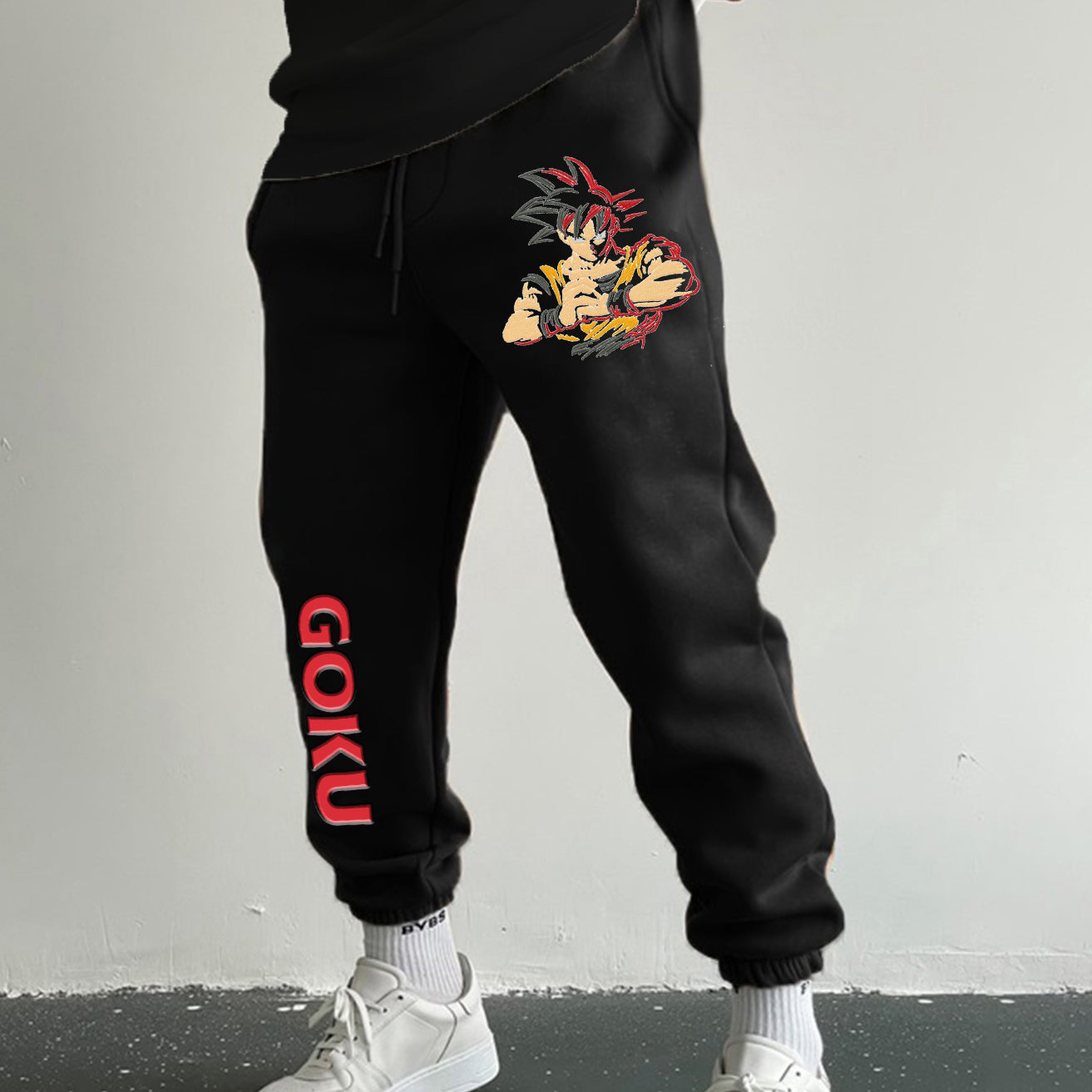 Unisex Anime Print Sweatpants Casual Pants