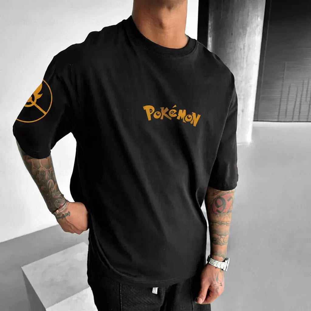 Pokémon Unisex Anime Pikachu-shirt