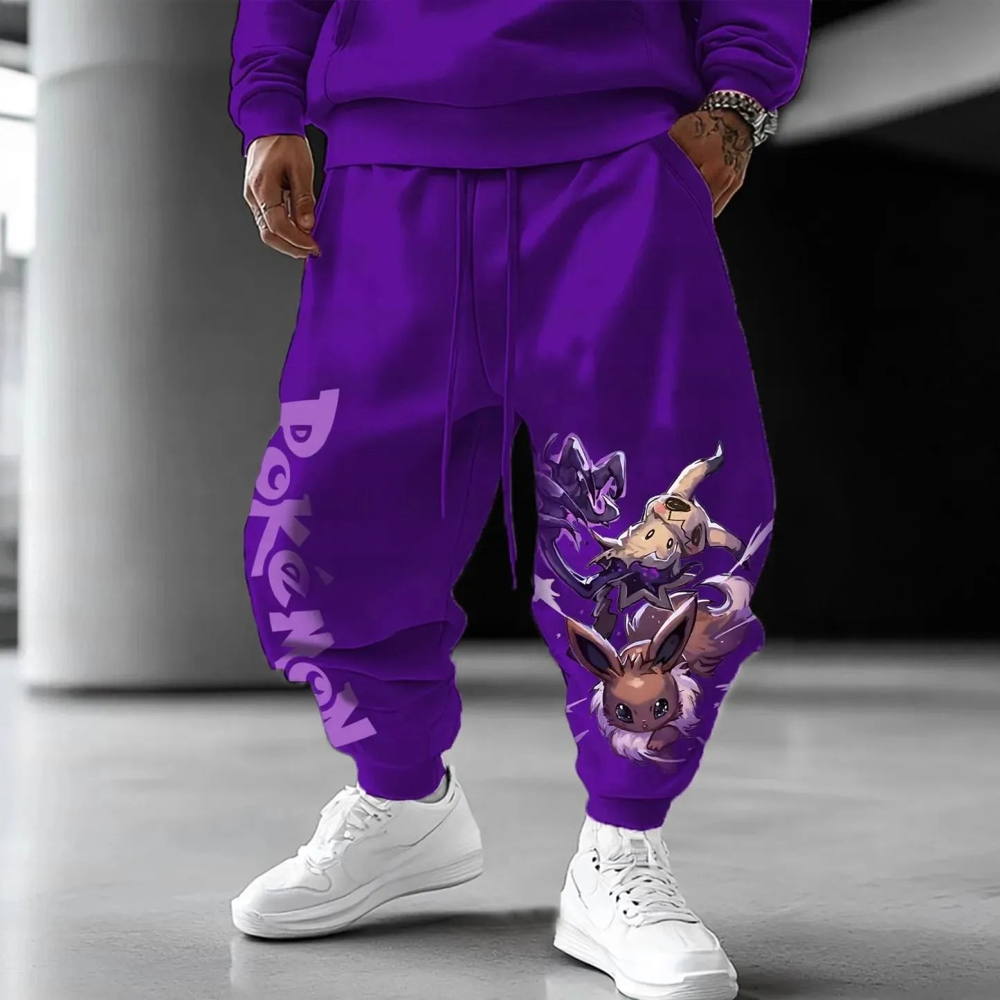Pokémon Unisex Anime Mimikyu Pants