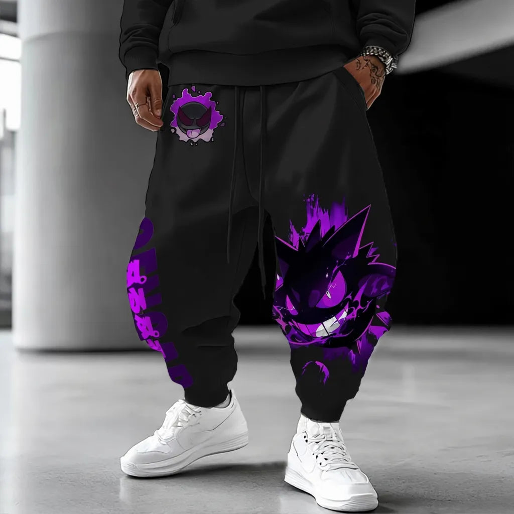 Pokémon Unisex Anime Gengar Pants
