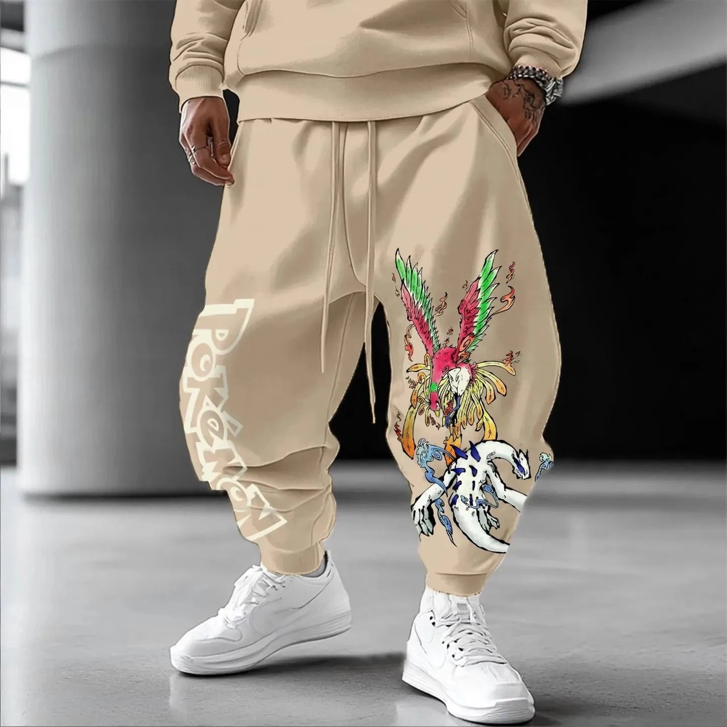 Pokémon Unisex Anime Rayquaza Pants