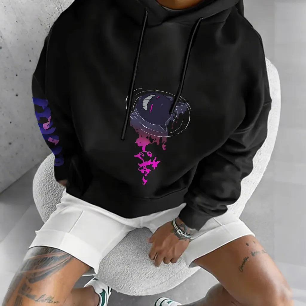 Pokémon Unisex Anime Gengar Hoodie