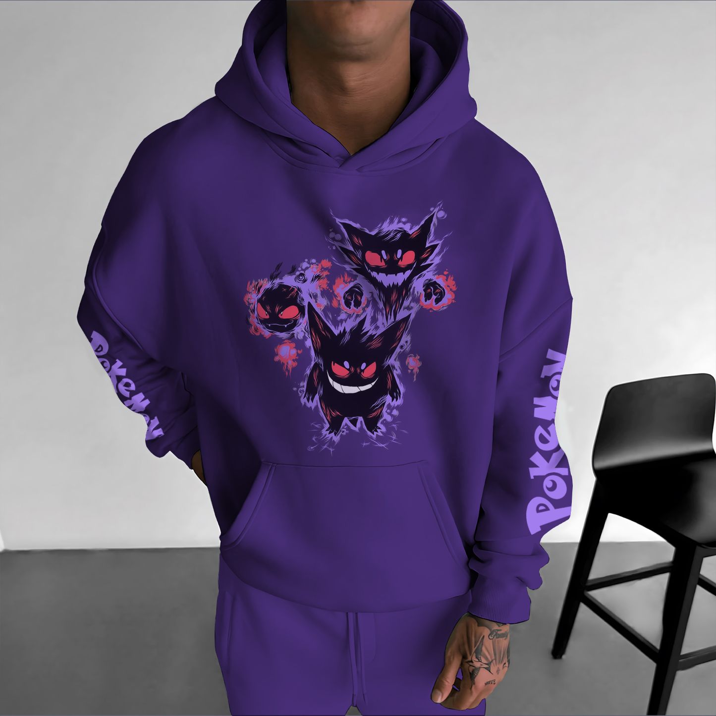 Pokémon Unisex Anime Graphic Streetwear Vintage Hoodie