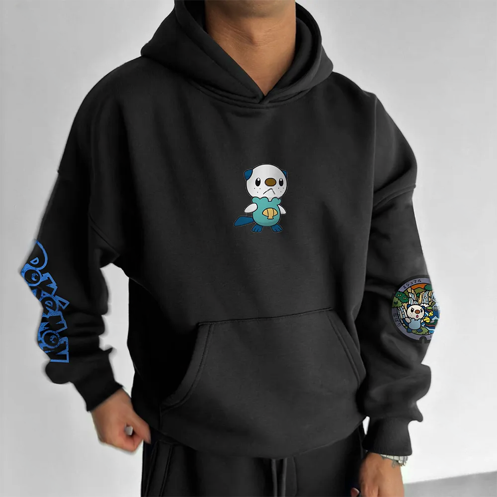 Pokémon Unisex Anime Graphic Streetwear Vintage Hoodie