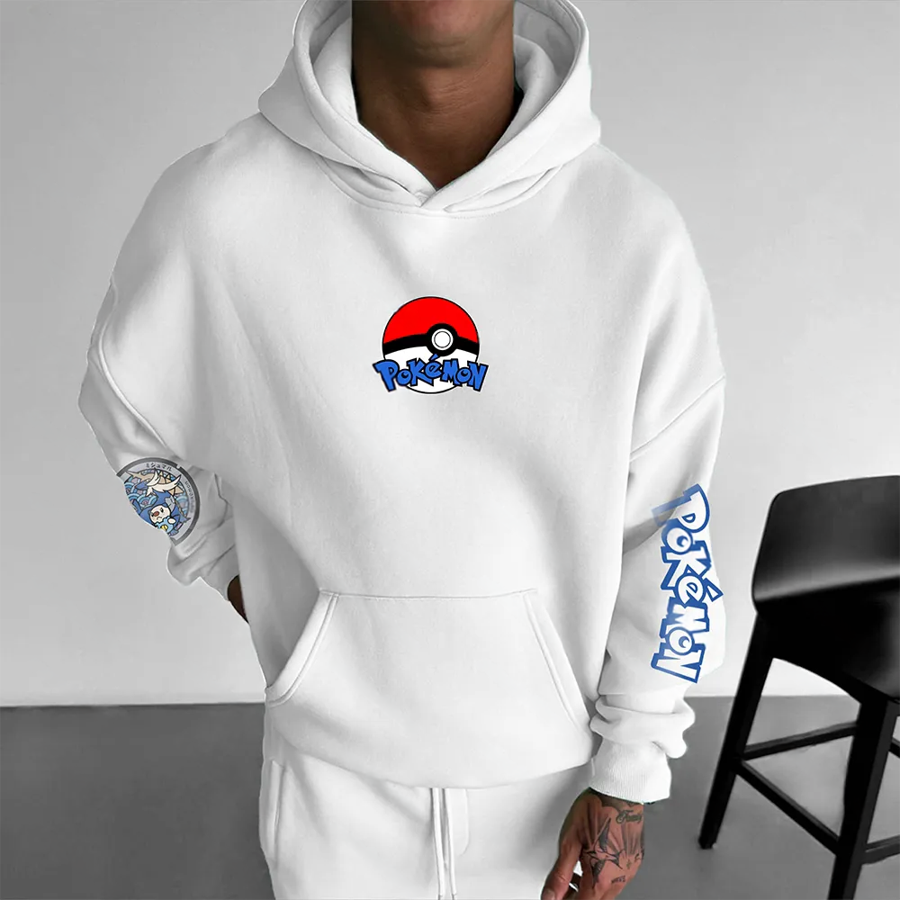 Pokémon Unisex Anime Graphic Streetwear Vintage Hoodie