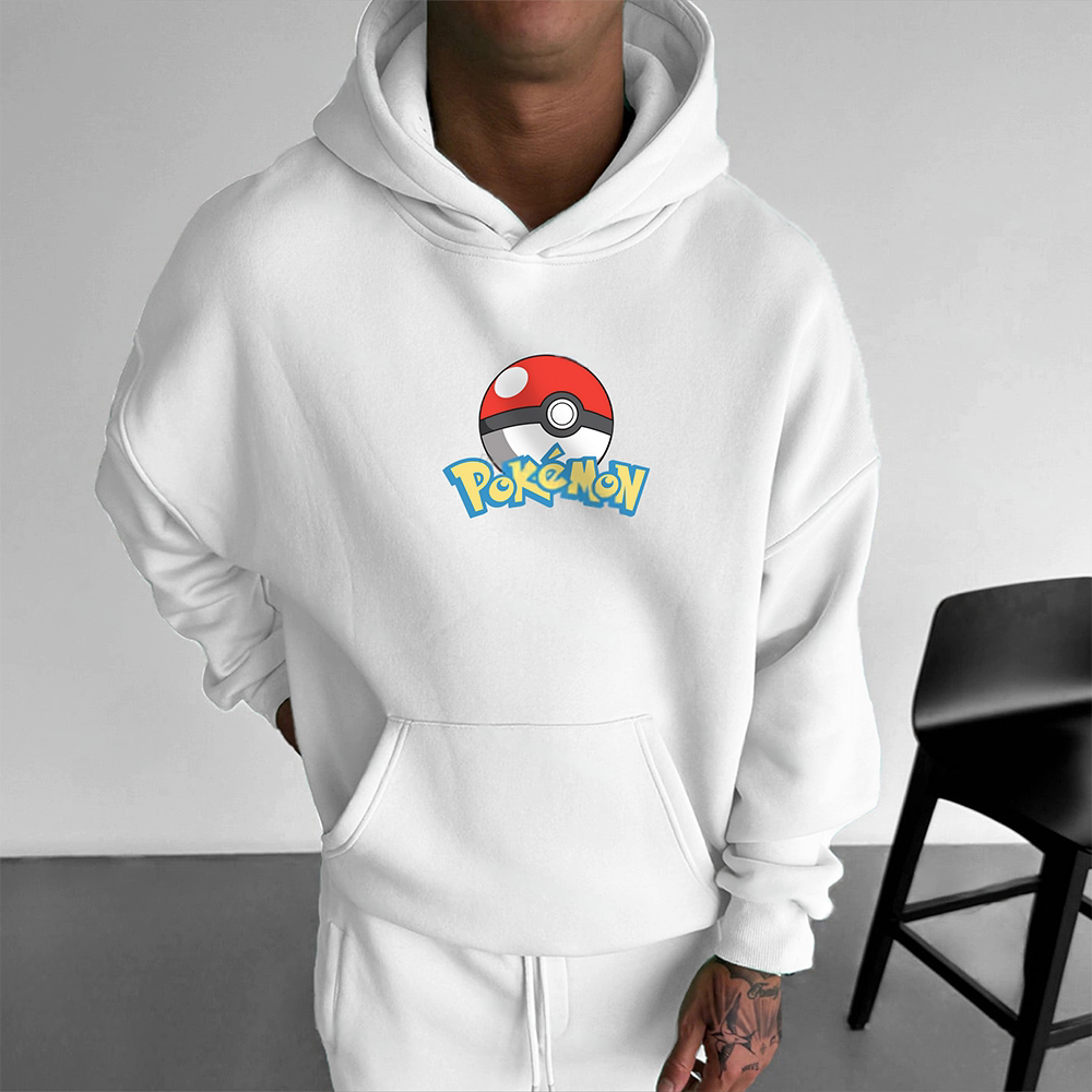 Pokémon Unisex Anime Graphic Streetwear Vintage Hoodie