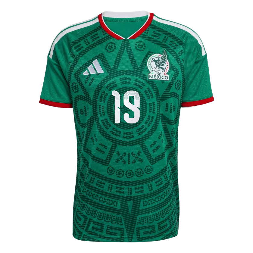 Gilberto Mora Mexico National Team 2026  Home On-Field Jersey - Green
