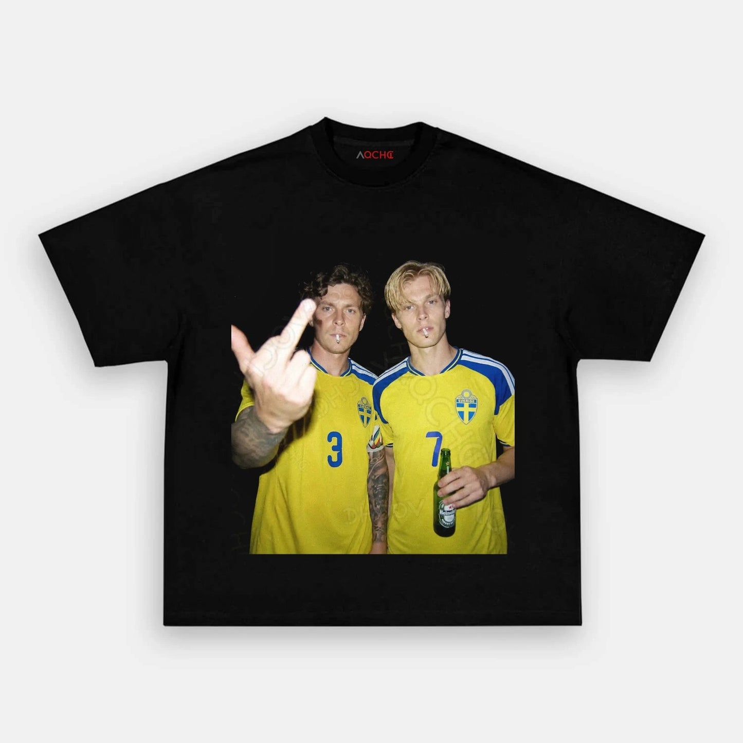Sweden Football Style Tee 2.8
