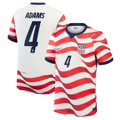 Tyler Adams USMNT 2026 Home Stadium Replica Jersey - White
