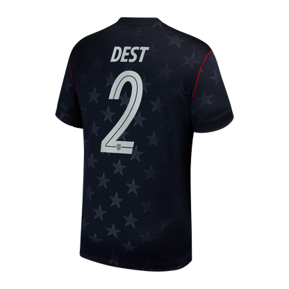 Sergiño Dest USMNT 2026/27 Away Stadium Replica Jersey - Blue