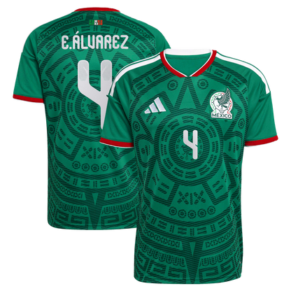 Edson Álvarez Mexico National Team 2026  Home Replica Jersey - Green