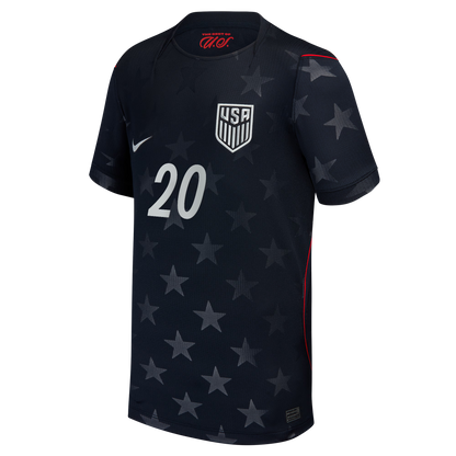 Folarin Balogun USMNT Youth 2026 Away Stadium Replica Jersey - Blue