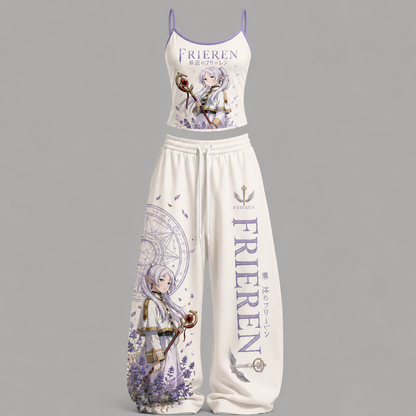Frieren Top & Elasticated Trousers Two-Piece Set