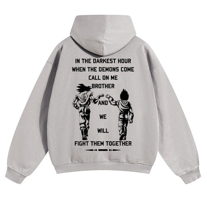Unisex Anime Graphic Streetwear Vintage Hoodie