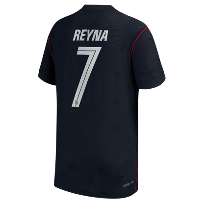 Giovanni Reyna USMNT Youth 2026 Away Match Jersey - Blue