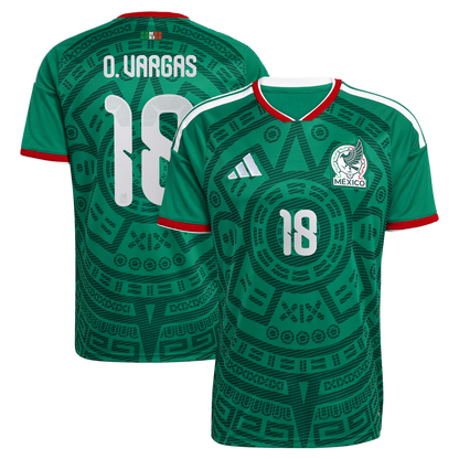 Obed Vargas Mexico National Team 2026  Home Replica Jersey - Green
