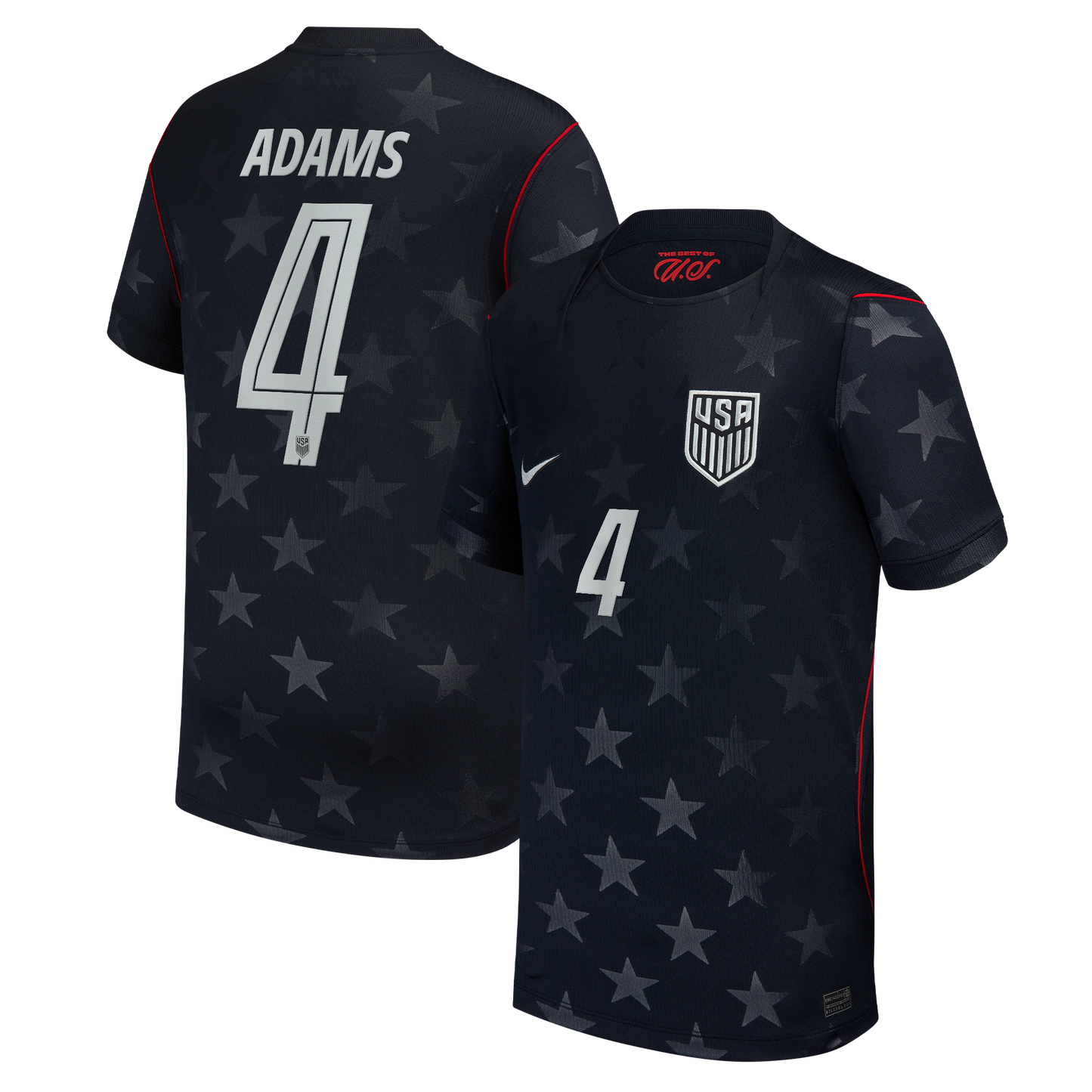 Tyler Adams USMNT Youth 2026 Away Stadium Replica Jersey - Blue