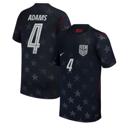 Tyler Adams USMNT Youth 2026 Away Stadium Replica Jersey - Blue