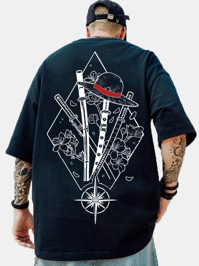 Unisex Anime Inspired Vintage T-Shirt