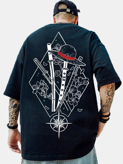 Unisex Anime Inspired Vintage T-Shirt