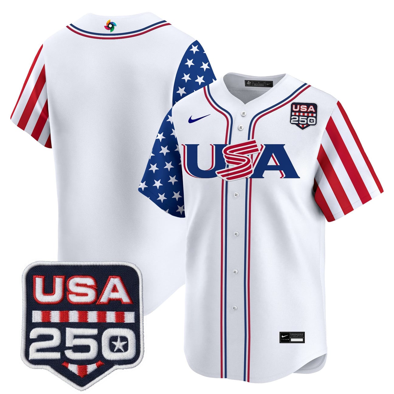 Team USA World Baseball Classic "America250 Edition" Vapor Premier Limited Jersey - All Stitched