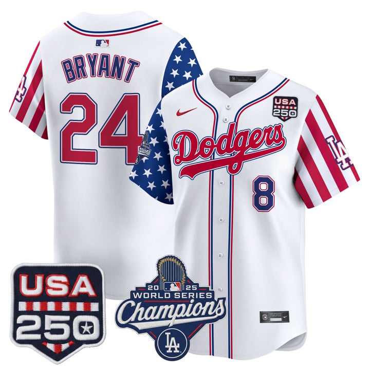 Los Angeles "Dodgers America250" Edition Vapor Premier Limited Jersey V2 - All Stitched