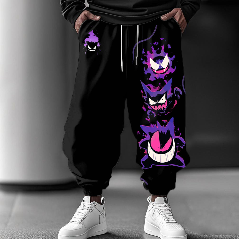 Pokémon cartoon men's casual trousers