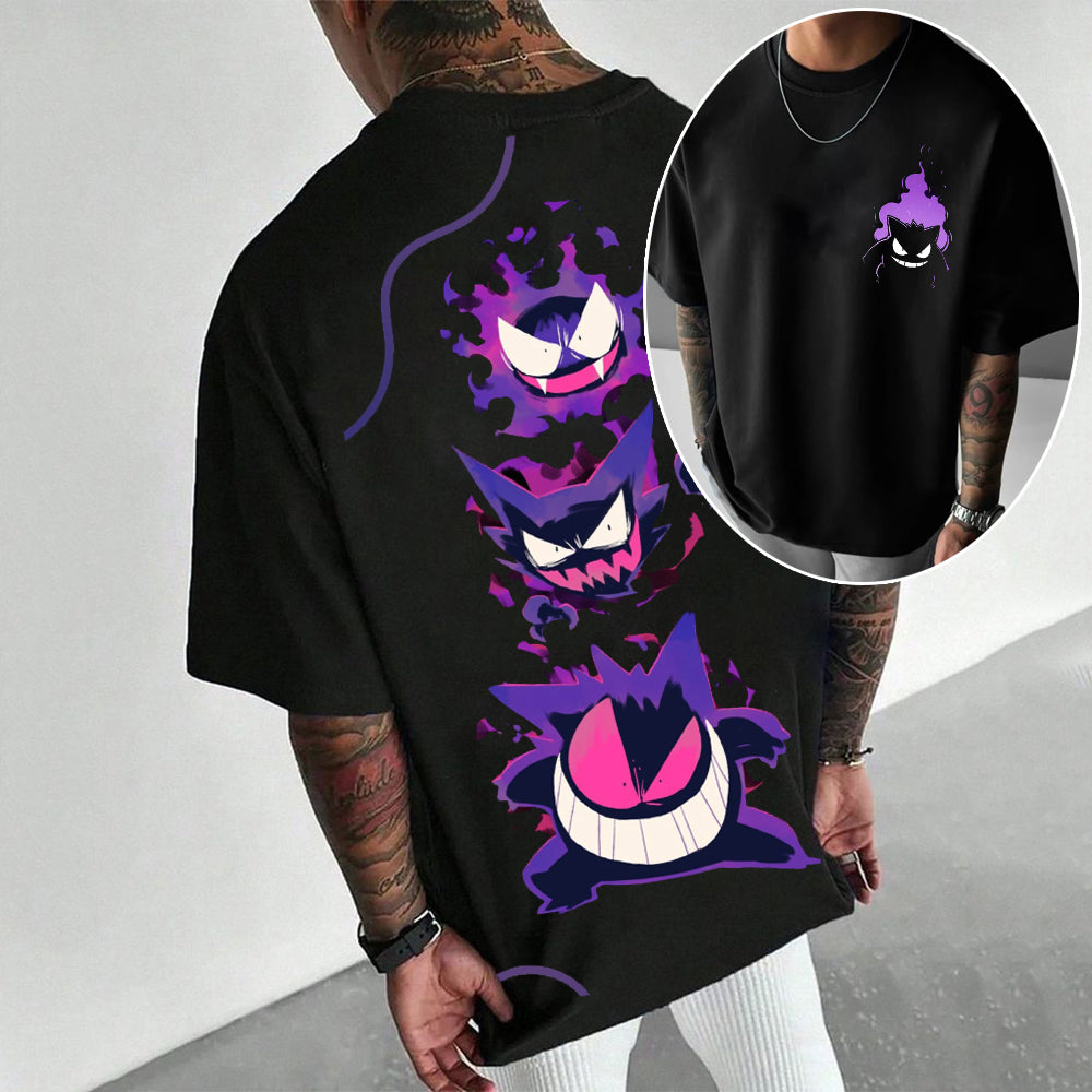 Pokémon cartoon men's short-sleeved T-shirt